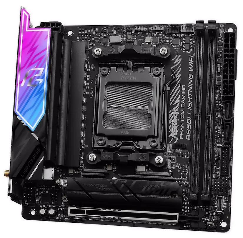 Montaje Placa Base ASRock B850I Lightning WiFi Gaming PC Torrejón de Ardoz Informático Torrejón de Ardoz - Montaje Placa Base ASRock B850I Lightning WiFi Gaming PC Torrejón de Ardoz